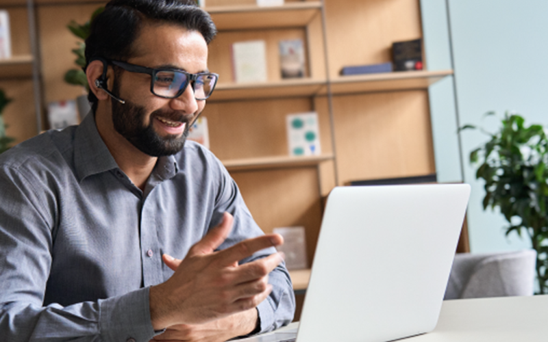 Man on laptop