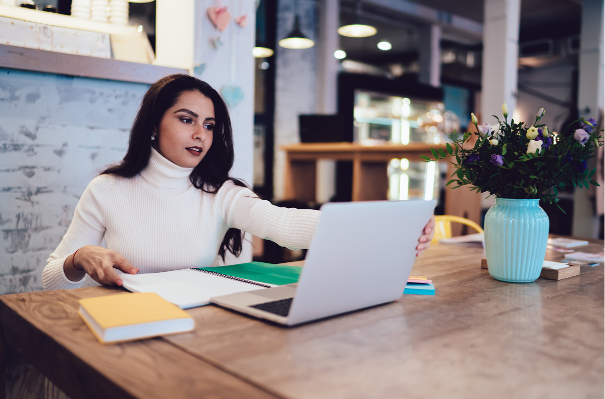 Woman on Laptop